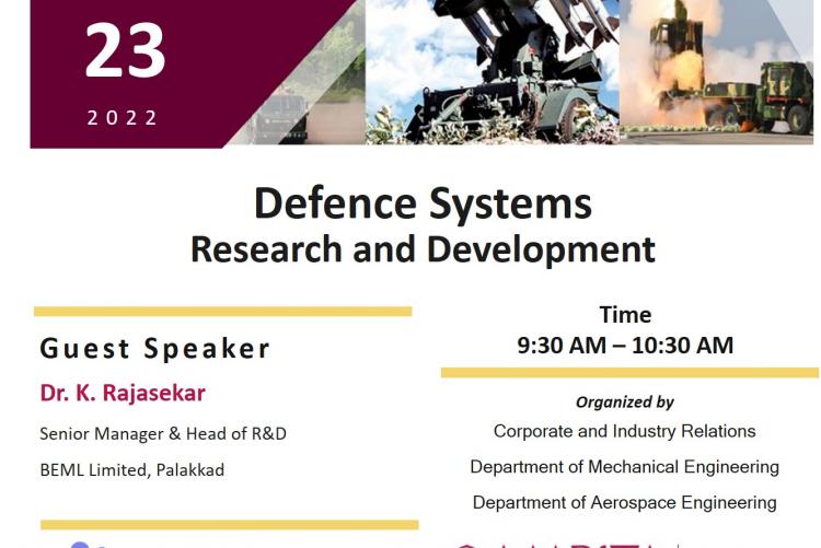 Flyer - Defense Systems Research and Development