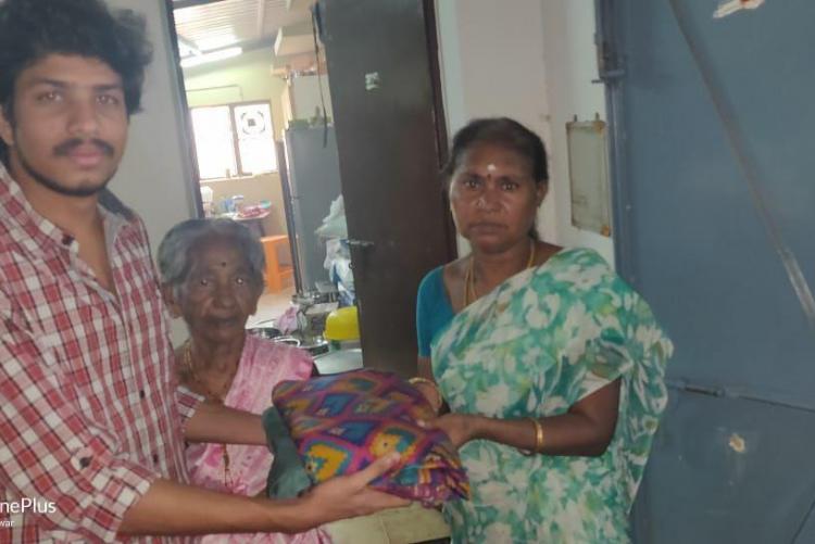 Cloth Collection for Old Age Homes - 2018