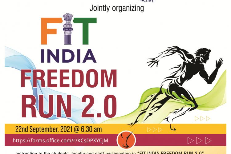 Flyer - FIT INDIA FREEDOM RUN 2.0 (FIT INDIA MOVEMENT: 2021-2022 )