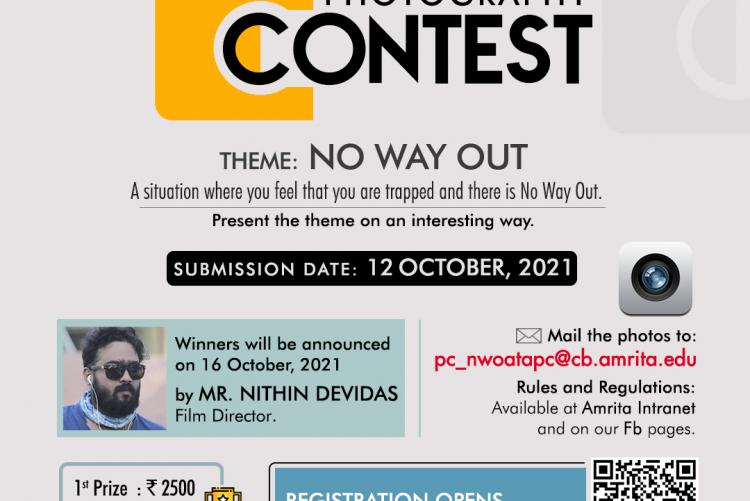 Flyer - No Way Out photography contest