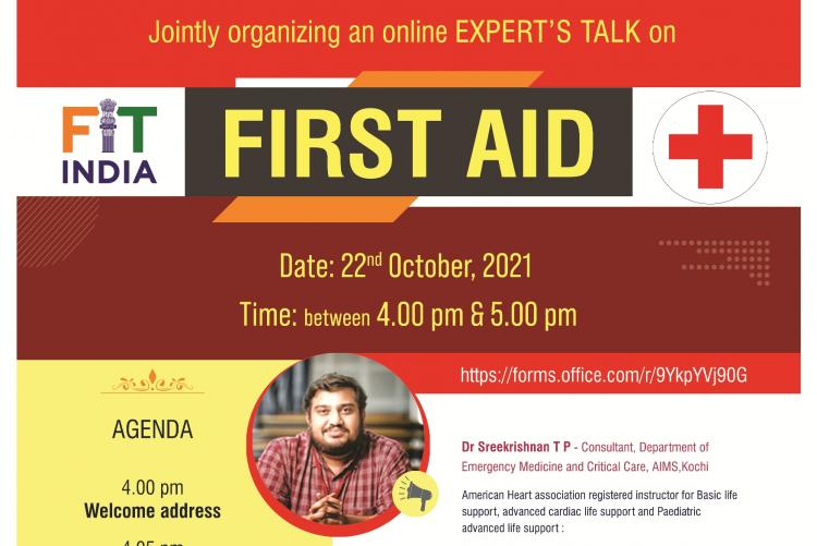 Flyer - Expert's Talk on First Aid