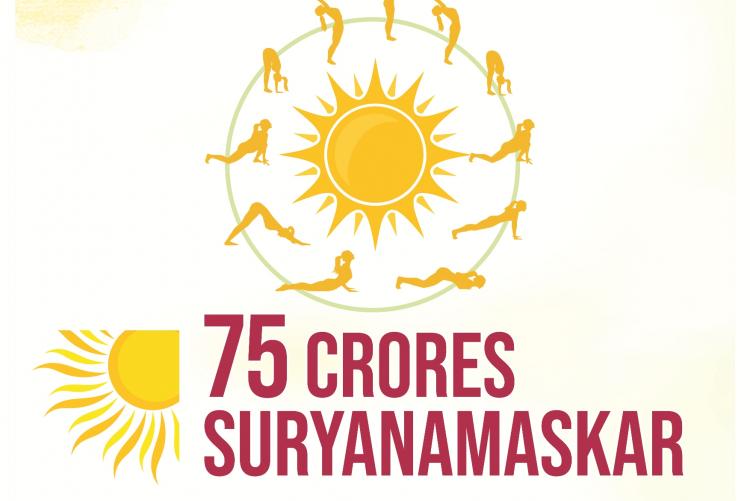 Flyer - Suryanamskar - A Tribute on 75th Anniversary of Independence 