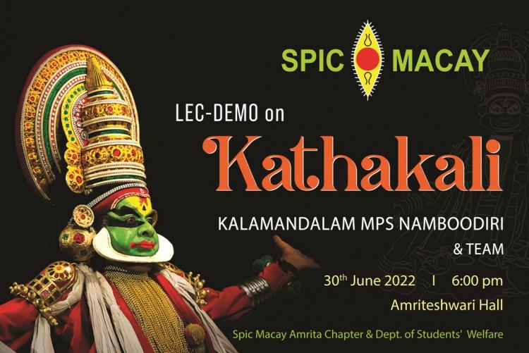 Flyer - Spic Macay Program: KATHAKALI