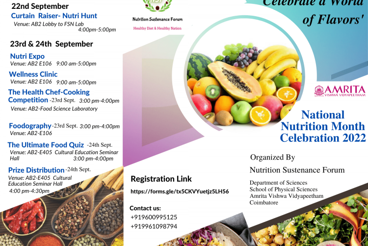 Flyer - Nutrition Sustenance Forum