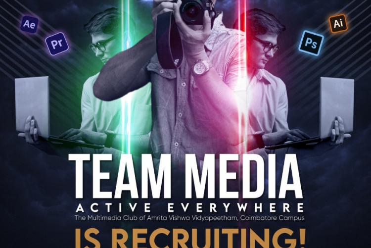 Flyer - Recruiting students for Team Media-2022