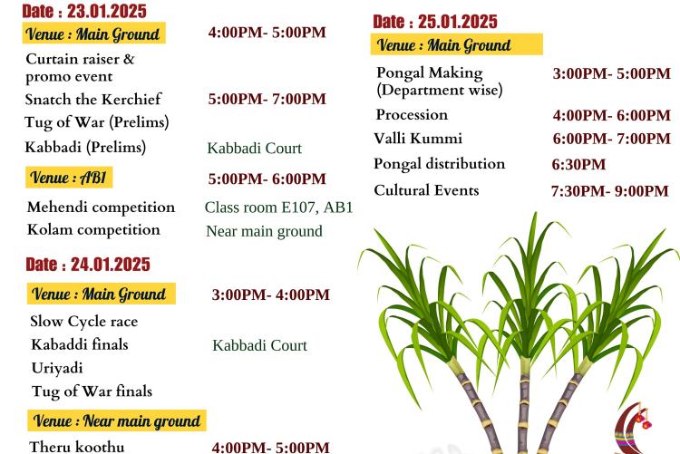 Flyer - Pongal 2025