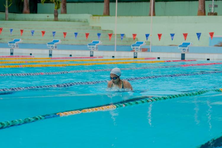 swimming